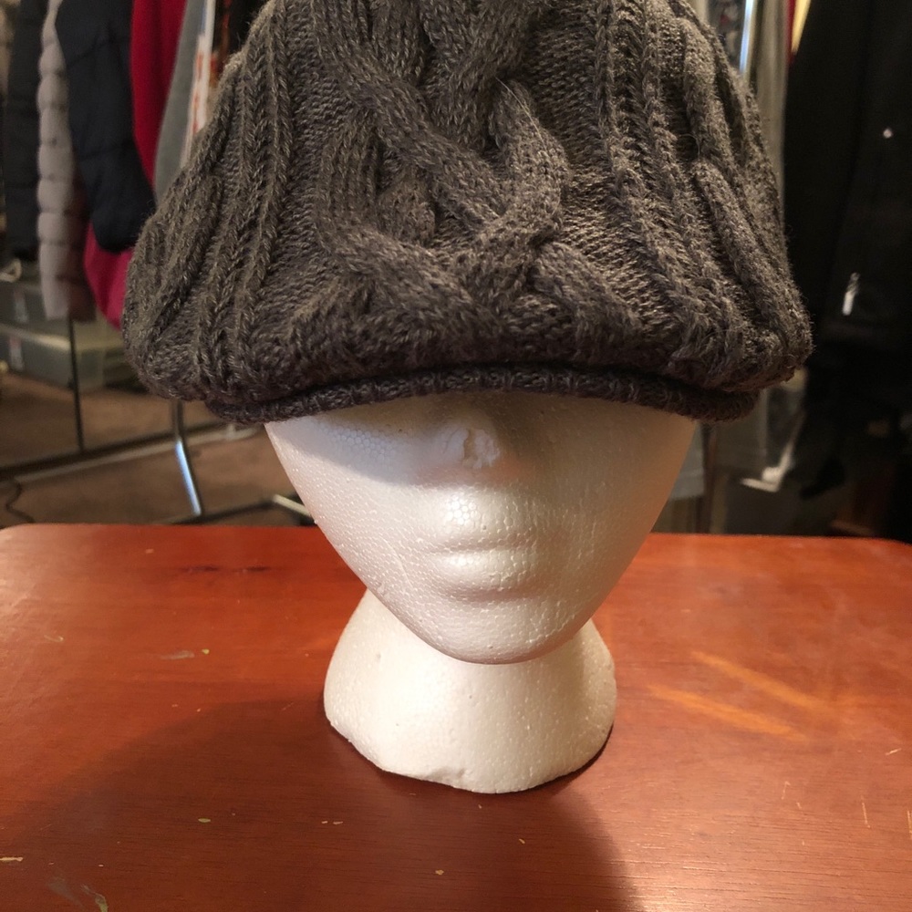 Kangol Knitted Gray Drivers Cap